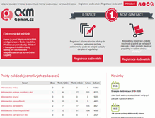 Tablet Screenshot of gemin.cz