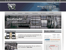 Tablet Screenshot of gemin.com.br